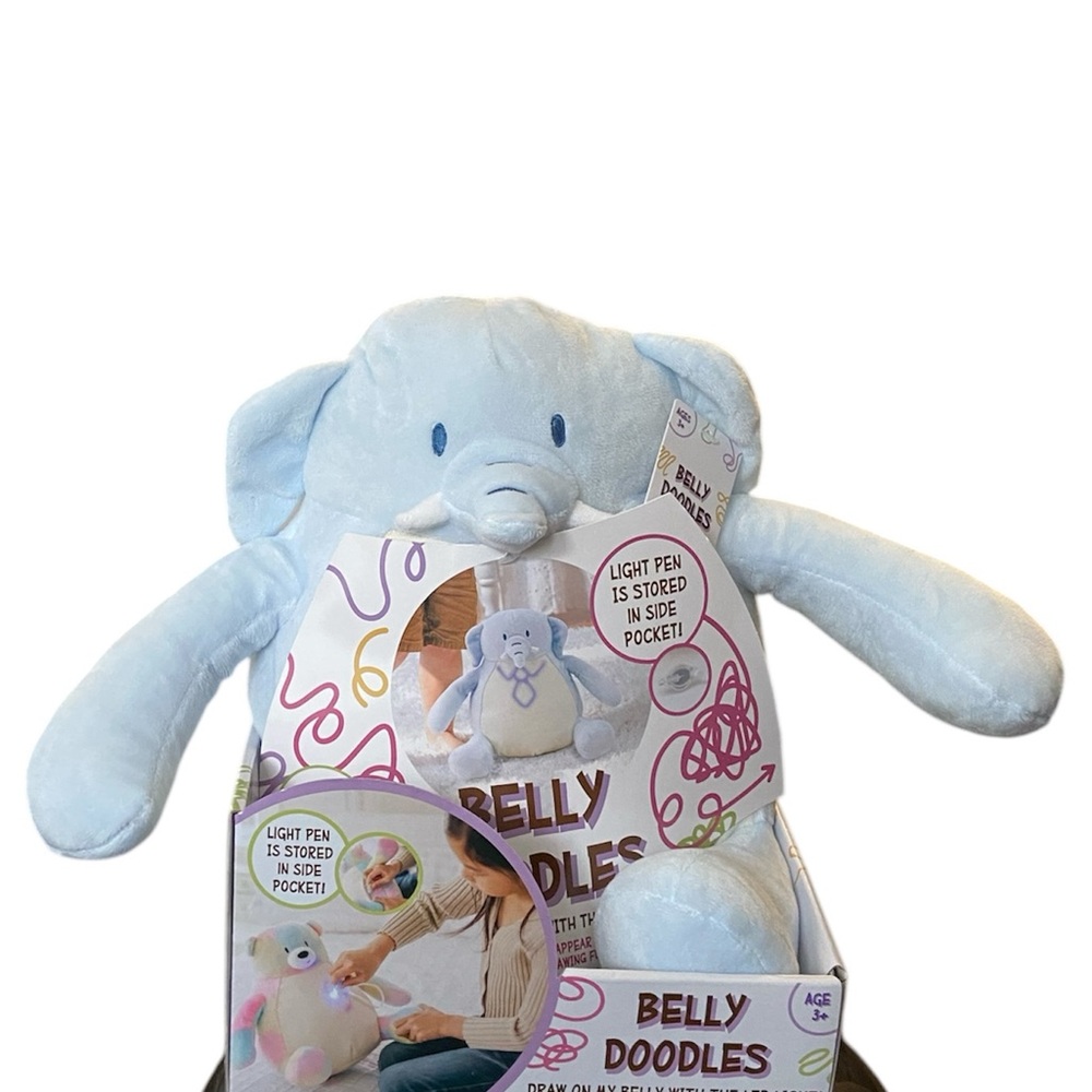 Belly Doodles Light-Up Plush Elephant